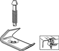 Sink Rim Mounting Clips