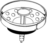 LONG SHANK Basket Strainer