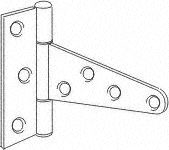 HEAVY DUTY Tee Hinge