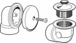 SCHEDULE 40 LIFT AND TURN Waste & Overflow Kit