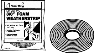 PVC FOAM Weatherstrip