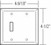 SWITCH AND BLANK Wall Plate