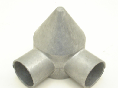 Bullet Cap 2-1/2"x 2 Way Corner