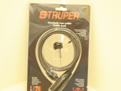 Truper Cable Lock 2'