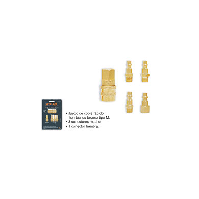 Coupler Quick Brass