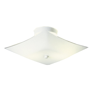 White Ceiling Mount