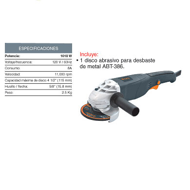 Truper Grinder Angle
