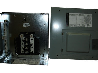 GE Panel Box 4/8 125 AMP