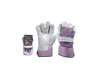 Truper Gloves Worker Leather Palm