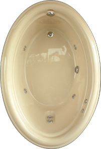 Hydromax Kilauehan Whirlpool Oval Tub