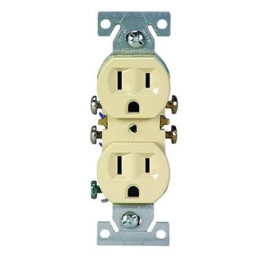 Outlet Flush Dplx Ivory