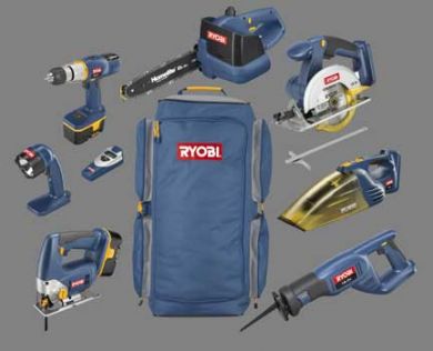 Ryobi Combo Kit "The Works"