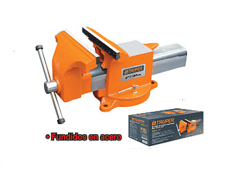 Truper Bench Vise 4" Steel