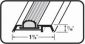 Low Mini Threshold with Vinyl Seal Low Mini Threshold with Vinyl Seal