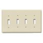 Switch Plate 4Gang/ Ivory Switch Plate 4Gang/ Ivory