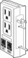 4 OUTLET SIDE ENTRY PHONE/FAX/MODEM SURGE PROTECTOR 4 OUTLET SIDE ENTRY PHONE/FAX/MODEM SURGE PROTECTOR