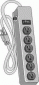 HEAVY DUTY 6 OUTLET METAL SURGE PROTECTOR HEAVY DUTY 6 OUTLET METAL SURGE PROTECTOR