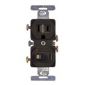 Comb Outlet/Swtch Flush Brown Comb Outlet/Swtch Flush Brown