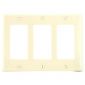 Decora 3Gang Plate/Ivory Decora 3Gang Plate/Ivory