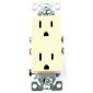 Outlet Decora 3Prong Ivory Outlet Decora 3Prong Ivory