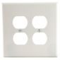 Cover Outlet 2 Gang/White Cover Outlet 2 Gang/White