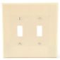 Cover Plate2Gang/ Ivory Cover Plate2Gang/ Ivory