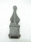 Cast Iron Spear Head Sq W/Ball