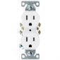 Outlet Flush Dplx White