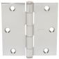 Stanley Hinge Butt Sq ZP 3"x 3" Stanley Hinge Butt Sq ZP 3"x 3"
