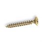 Wood Screw Brass 10x1-1/2" [BOX]