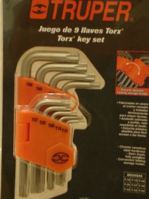 Truper Torx Key Set 9 Pcs